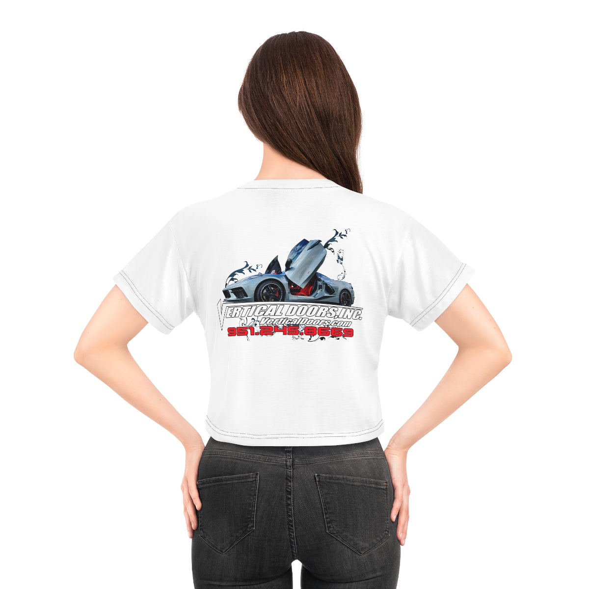 AOP Crop Tee Chevrolet Corvette C8