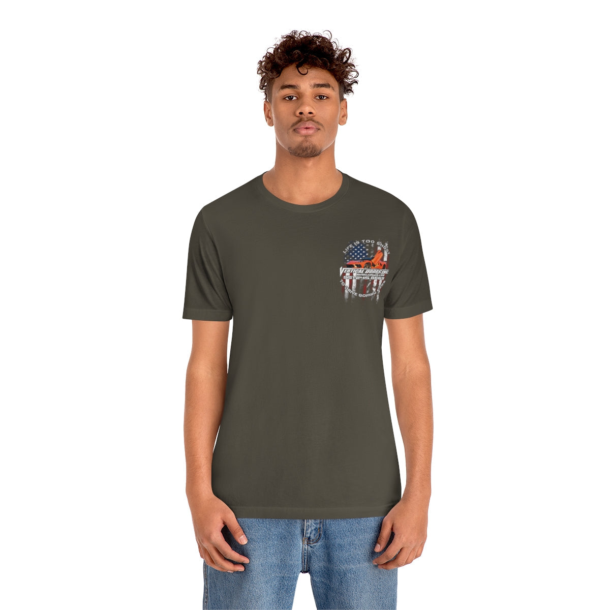 Unisex Jersey Short Sleeve Tee Life is too short C8
