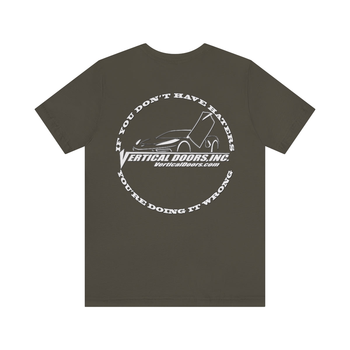 Unisex Jersey Short Sleeve Tee Haters C8