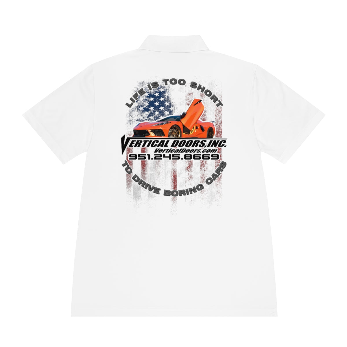 Men's Sport Polo Shirt Life to Short C8