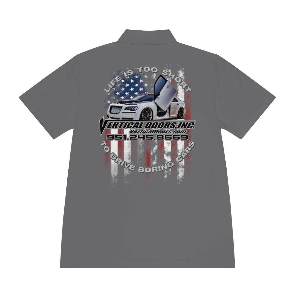 Men's Sport Polo Shirt Life is too short Chrysler 300