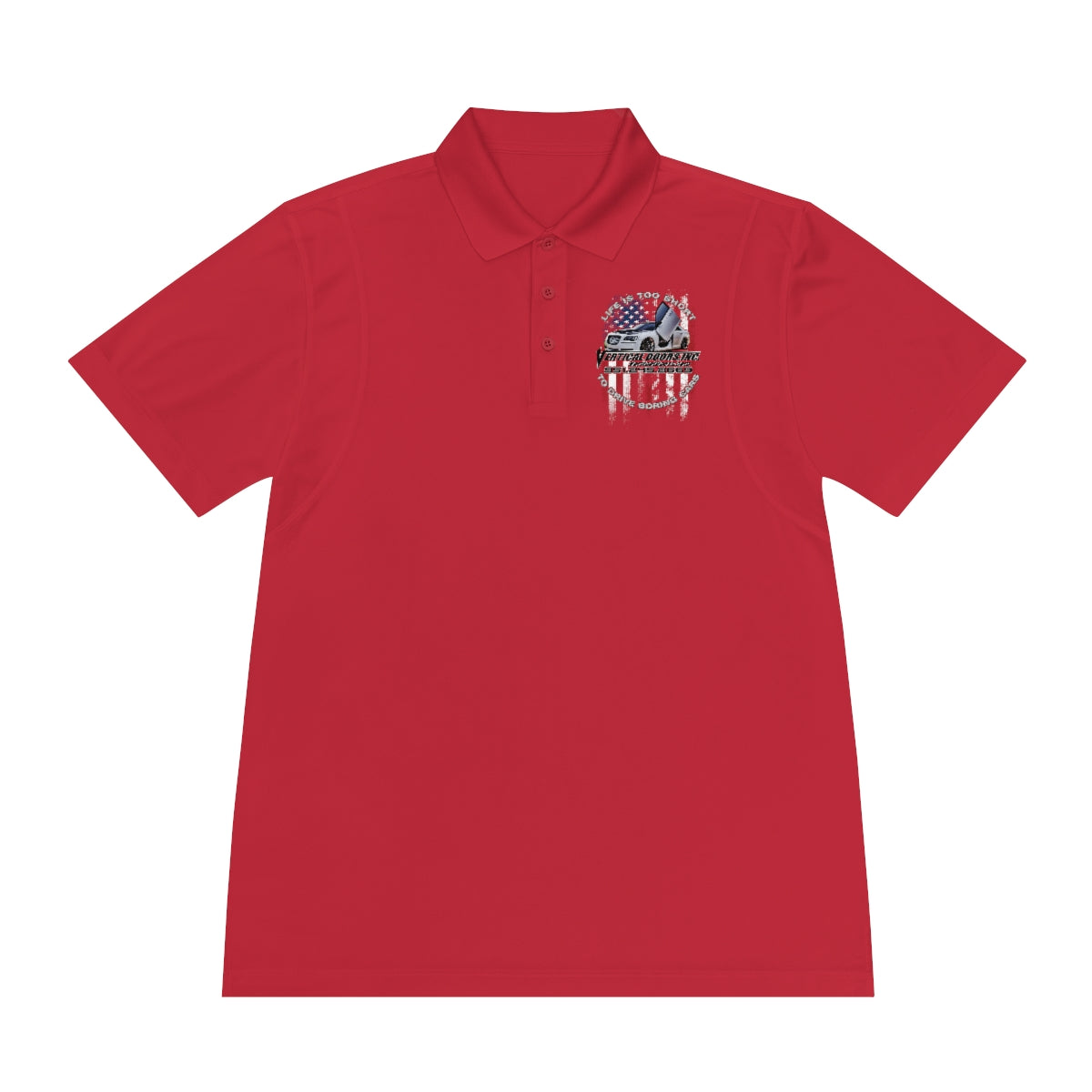 Men's Sport Polo Shirt Life is too short Chrysler 300
