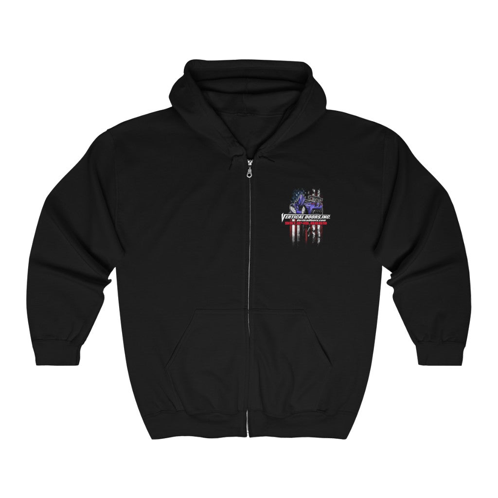Unisex Heavy Blend™ Full Zip Hooded Sweatshirt Corvette C5 VACHEVYCOR9704