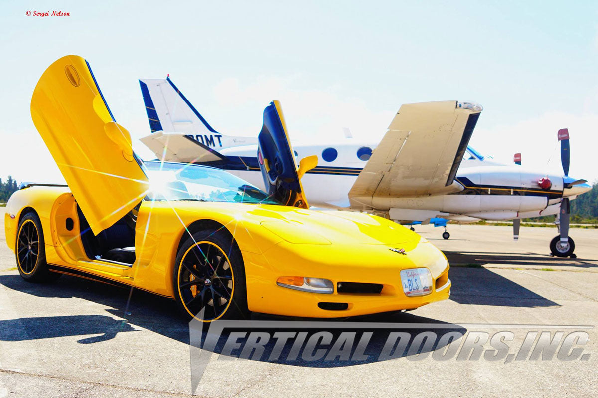 Chevrolet Corvette C5 1997-2004 Lambo Door Conversion Kit by Vertical Doors Inc.