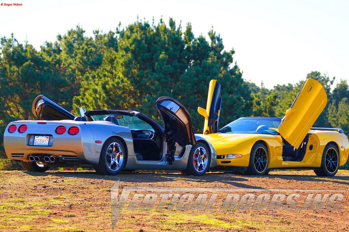 Chevrolet Corvette C5 1997-2004 Lambo Door Conversion Kit by Vertical Doors Inc.