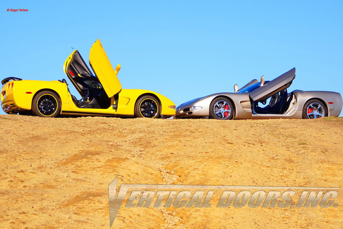 Chevrolet Corvette C5 1997-2004 Lambo Door Conversion Kit by Vertical Doors Inc.