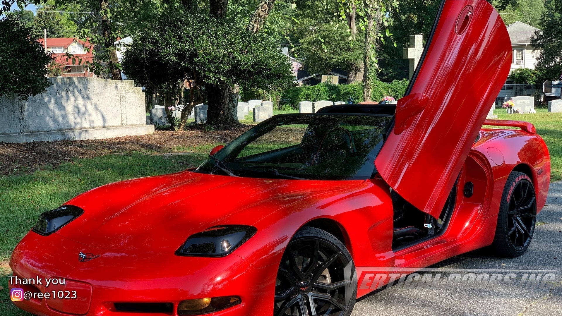 Chevrolet Corvette C5 1997-2004 Lambo Door Conversion Kit by Vertical Doors Inc.