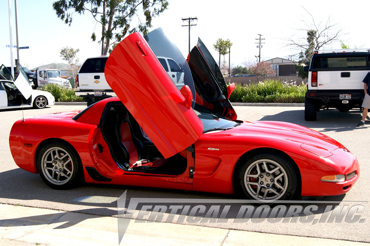 Chevrolet Corvette C5 1997-2004 Lambo Door Conversion Kit by Vertical Doors Inc.