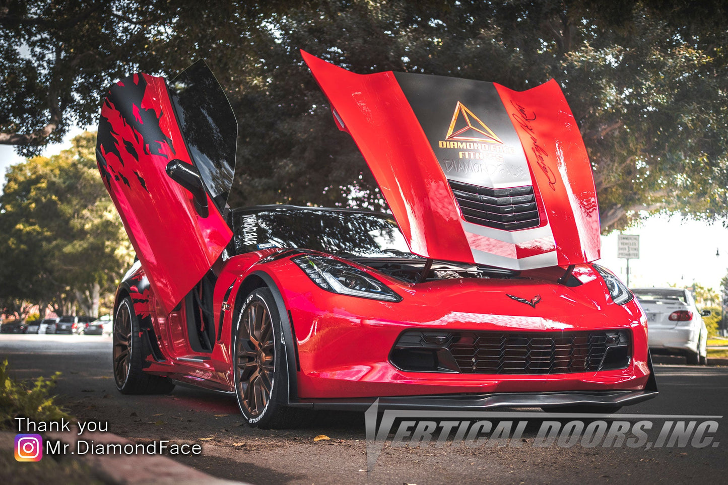 Chevrolet Corvette C7 2014-2019 Vertical Doors