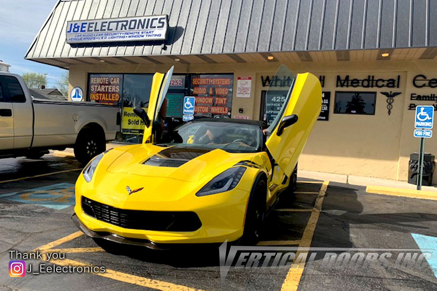 Chevrolet Corvette C7 2014-2019 Vertical Doors