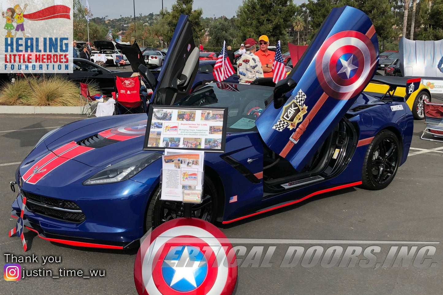 Chevrolet Corvette C7 2014-2019 Vertical Doors
