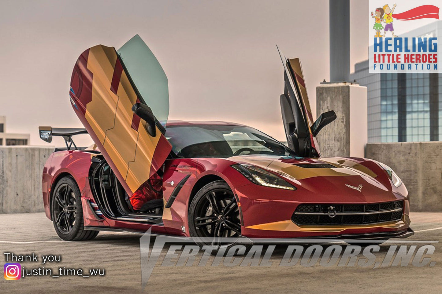 Chevrolet Corvette C7 2014-2019 Vertical Doors