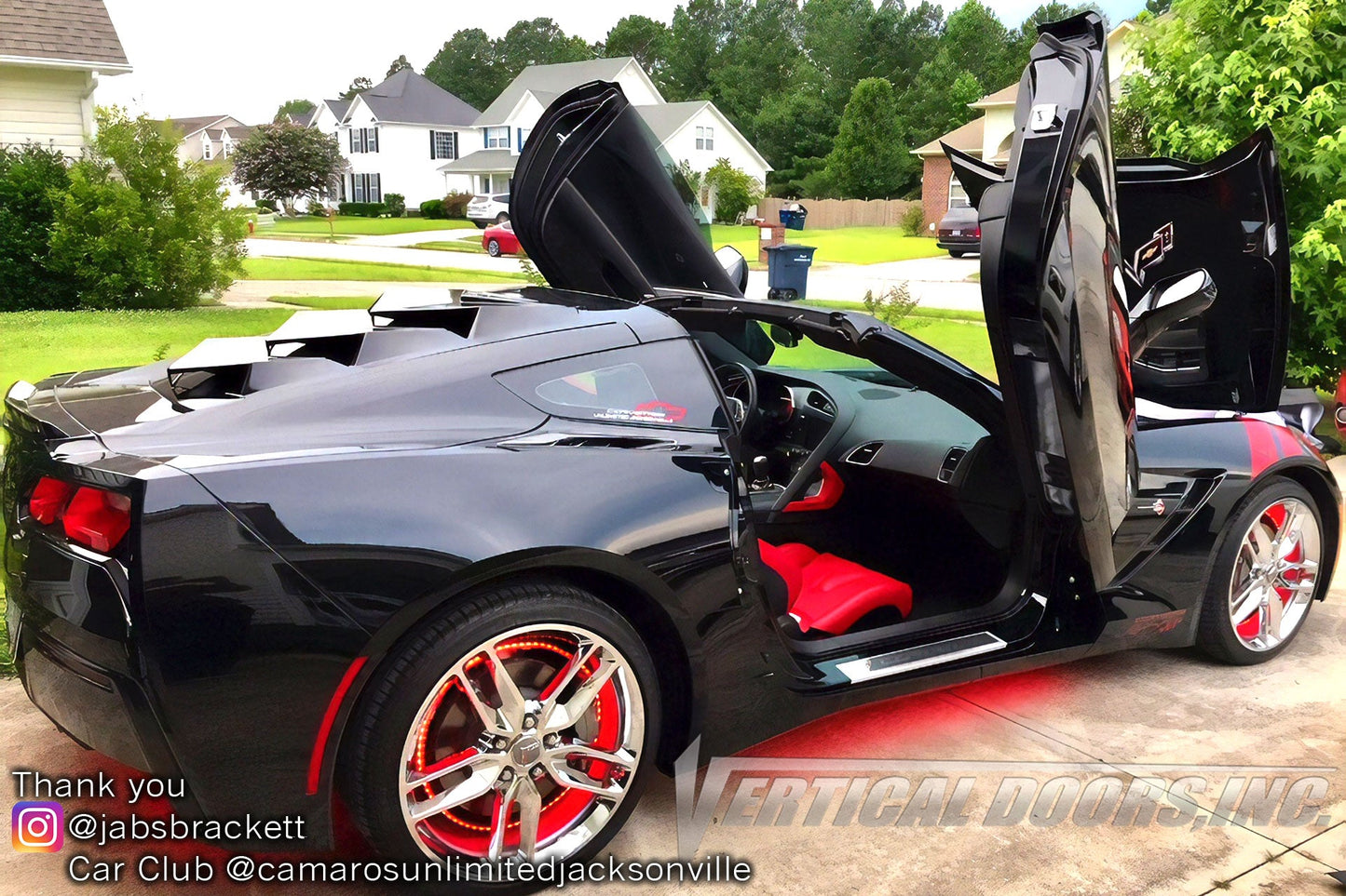 Chevrolet Corvette C7 2014-2019 Vertical Doors