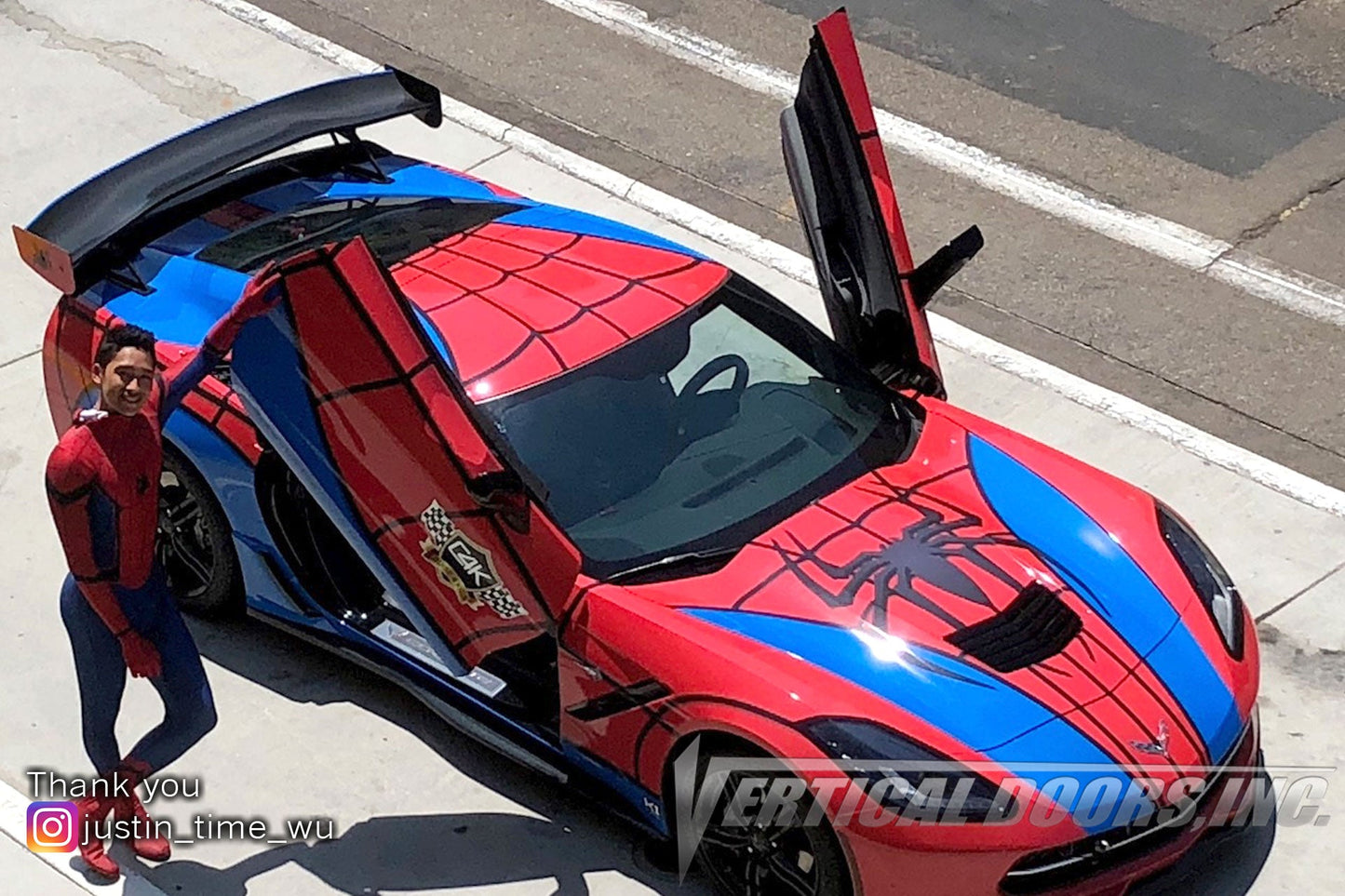 Chevrolet Corvette C7 2014-2019 Vertical Doors