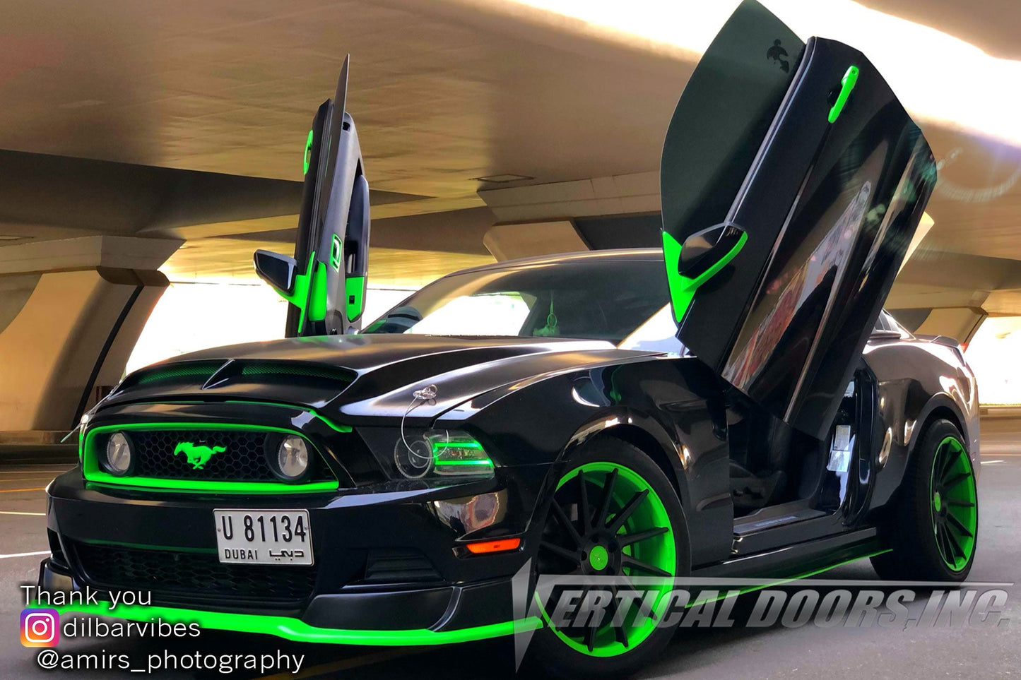 Ford Mustang 2011-2014 Vertical Doors Kit