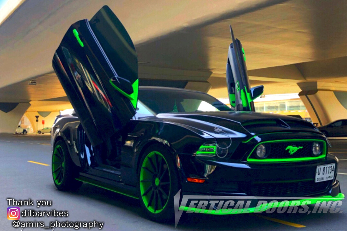 Ford Mustang 2011-2014 Vertical Doors Kit