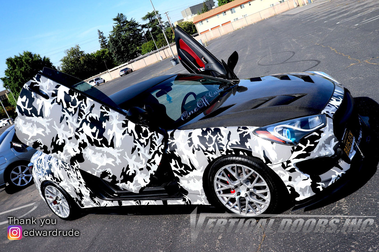 Hyundai Genesis Coupe 2009-2015 Vertical Doors