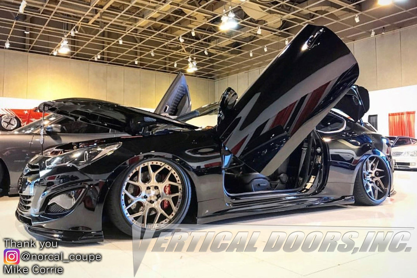 Hyundai Genesis Coupe 2009-2015 Vertical Doors