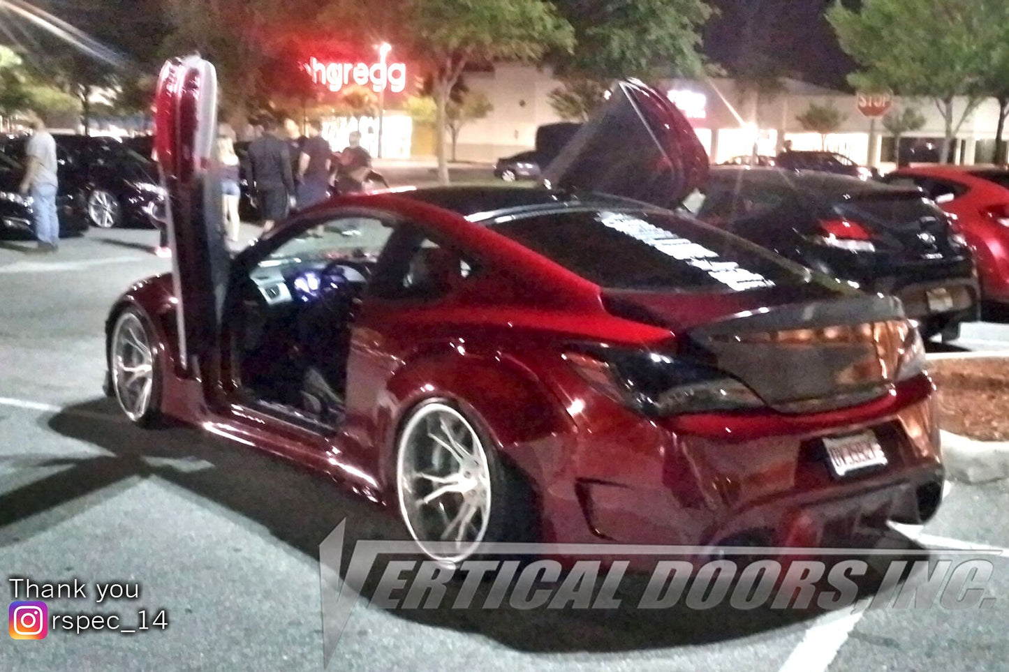 Hyundai Genesis Coupe 2009-2015 Vertical Doors