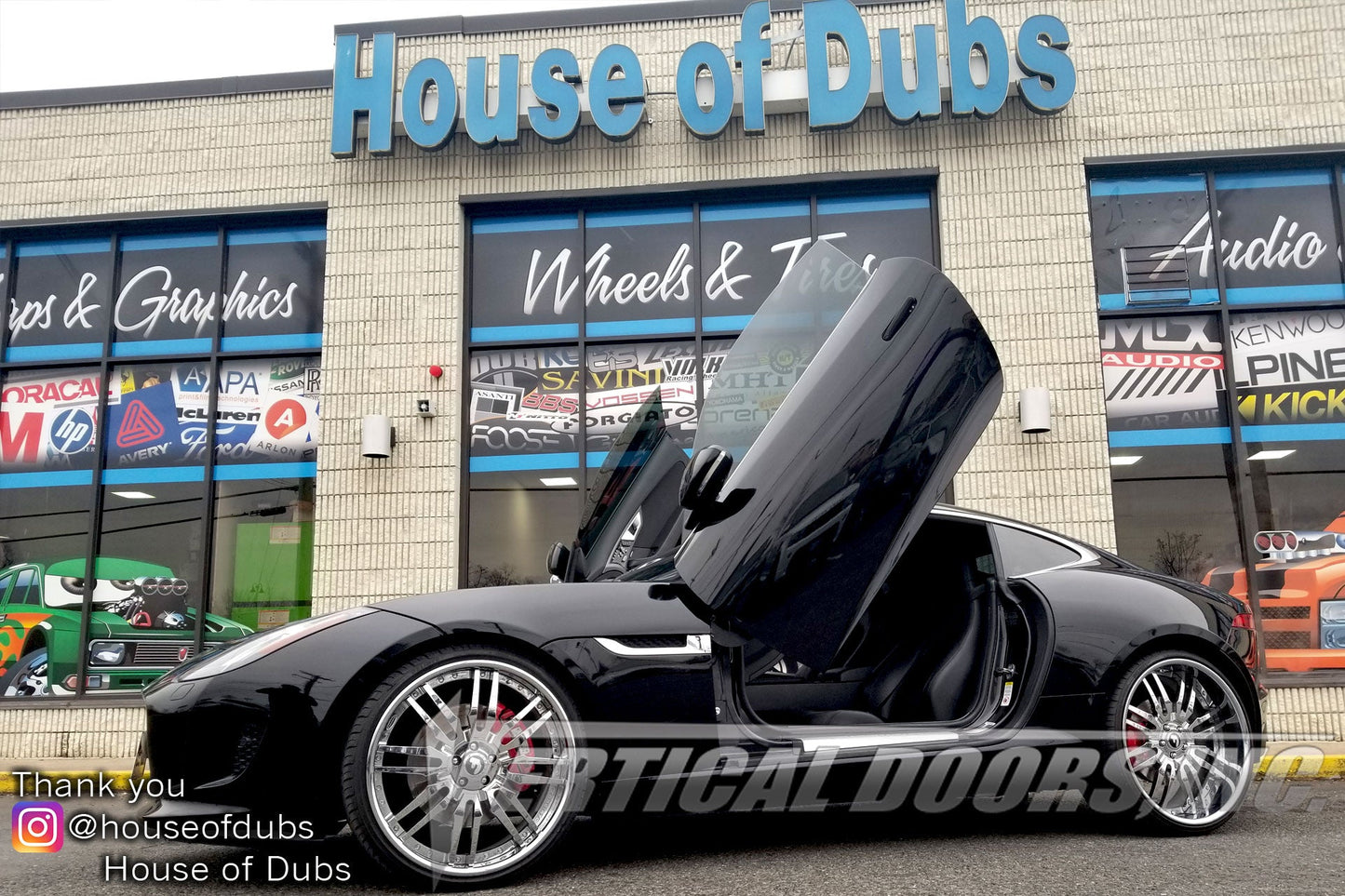 Jaguar F-TYPE 2014-2020 Vertical Doors