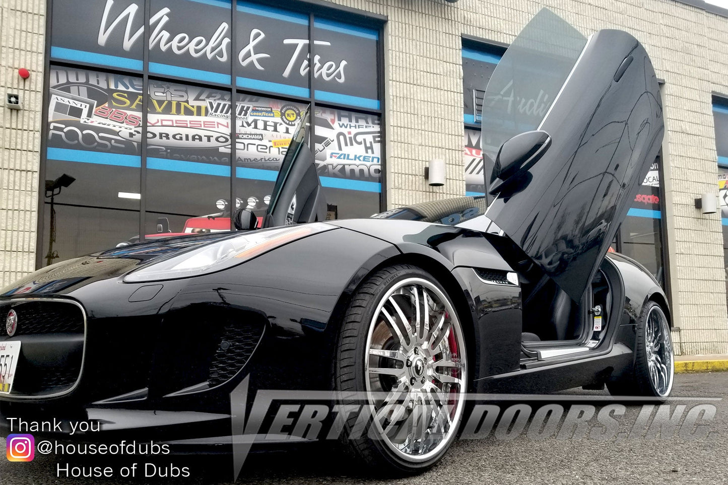 Jaguar F-TYPE 2014-2020 Vertical Doors