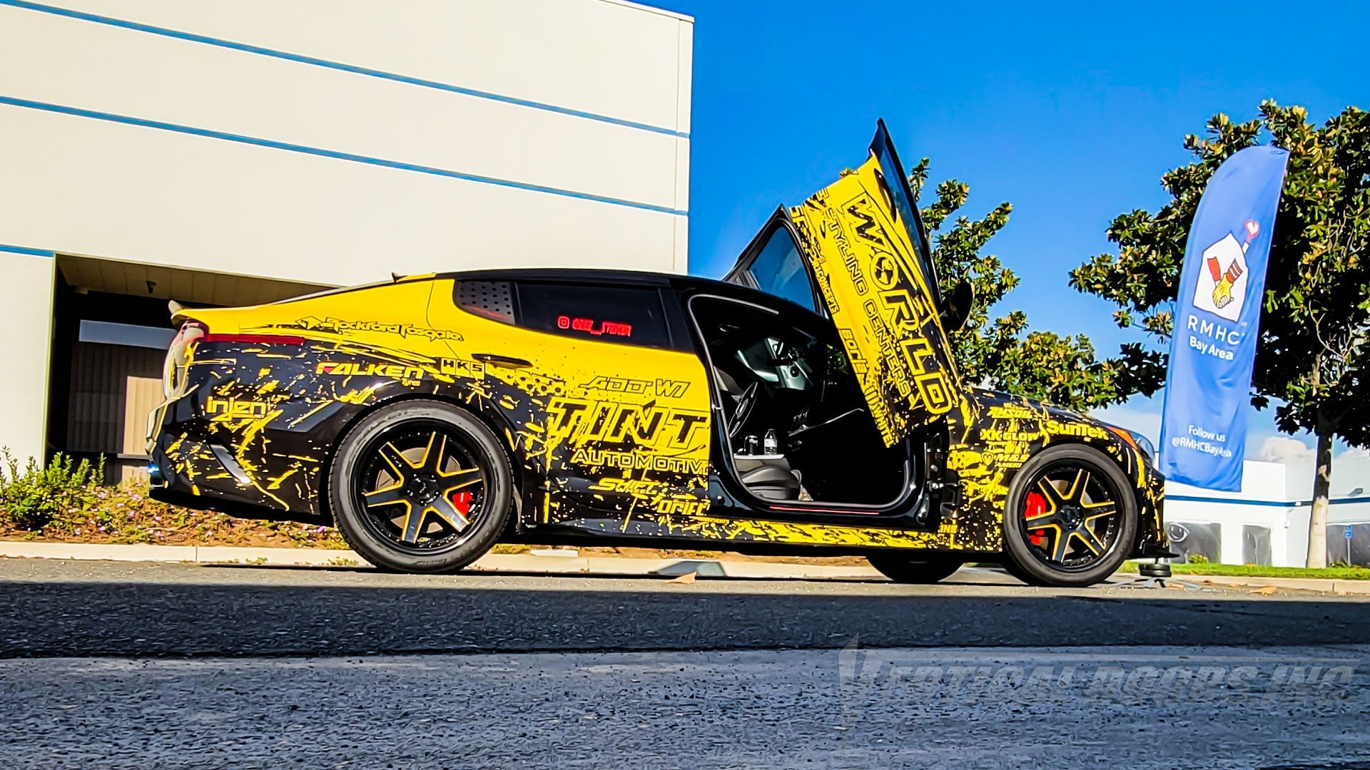 Kia Stinger Vertical Door conversion kit by Vertical Doors, Inc. AKA Lambo Doors